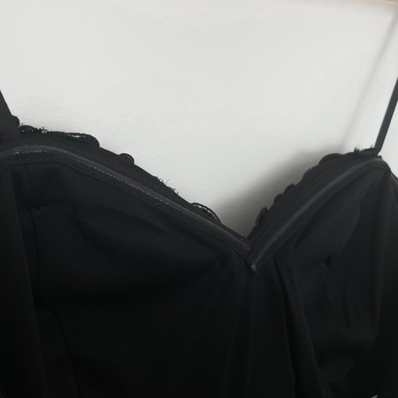 NWT CITY TRIANGLES Black High Slit Formal Gown - Picture 3 of 15